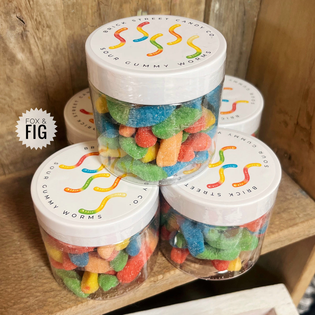 Brick Street Candy Co. Candy Jars ~ Various Flavors – Fox & Fig