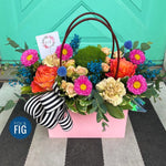 Square Floral Boxed Totes~ NOT AVAILABLE FOR MOTHER’S DAY