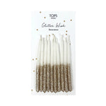 Glitter Wish Beeswax Candles ~ Various Colors and Sizes