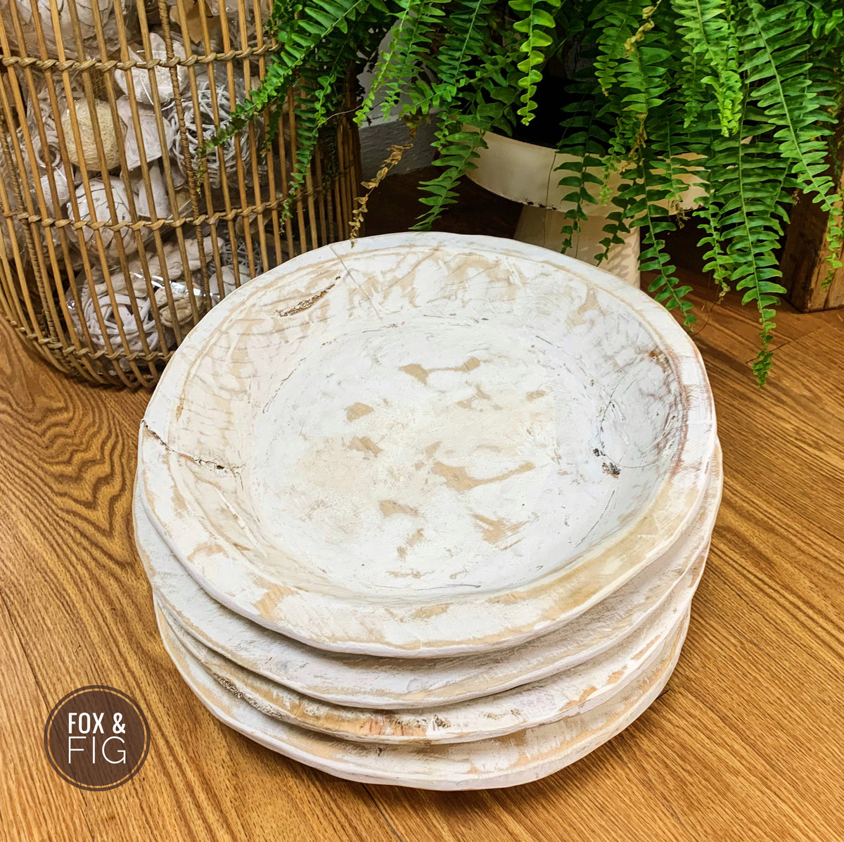 Large Round Dough Bowls ~ 2 Styles – Fox & Fig