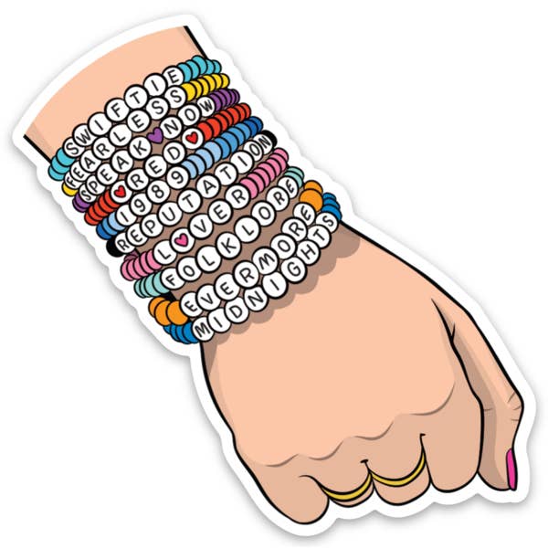 Taylor Friendship Bracelets Sticker