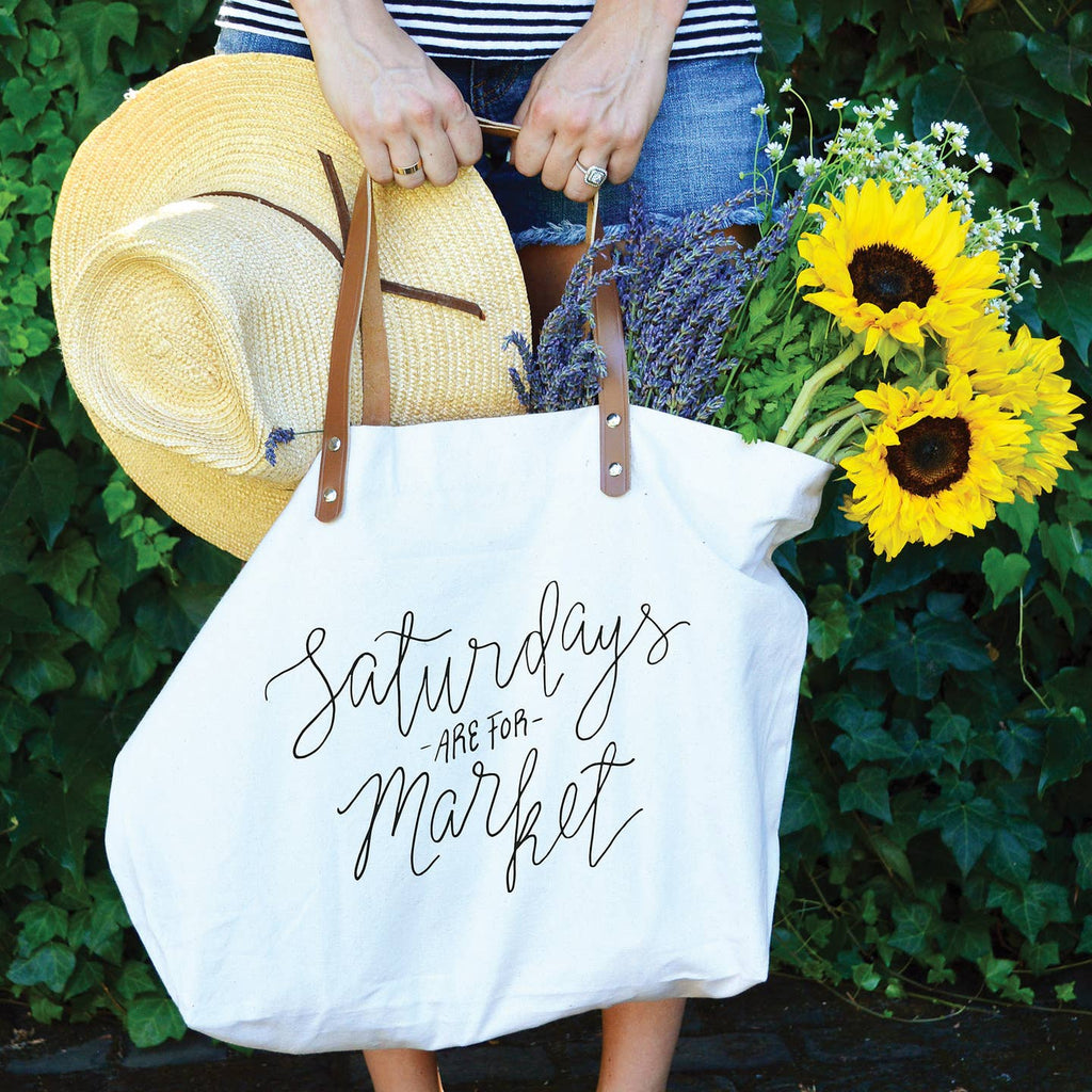 Saturdays are for Market Tote Bag
