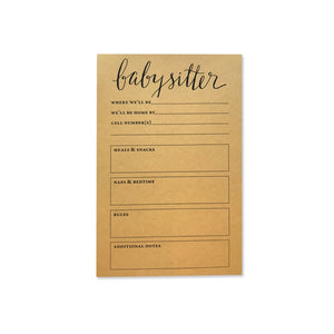 Write-In Calendar Notepads ~ 4 Styles