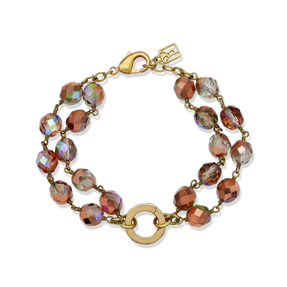 Waxing Poetic ~ Ensemble Aurora Borealis Bracelet