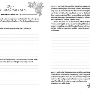 Daily 5-Minute Bible Study Journal for Women