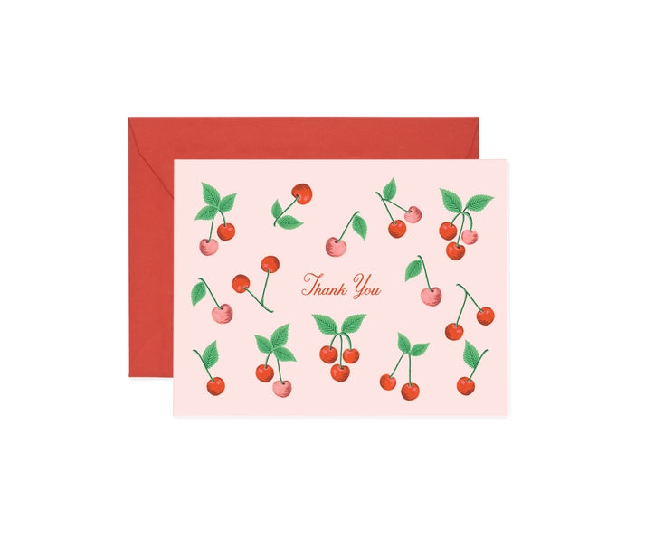 Cherries Thank You Card