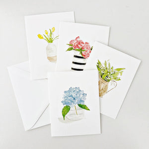 Assorted Flower Notecards Set