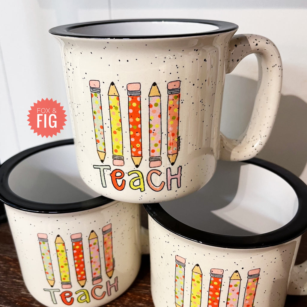 Teach Pencil Mug