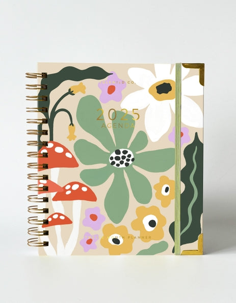 2025 Fleur & Mushrooms Spiral Planner