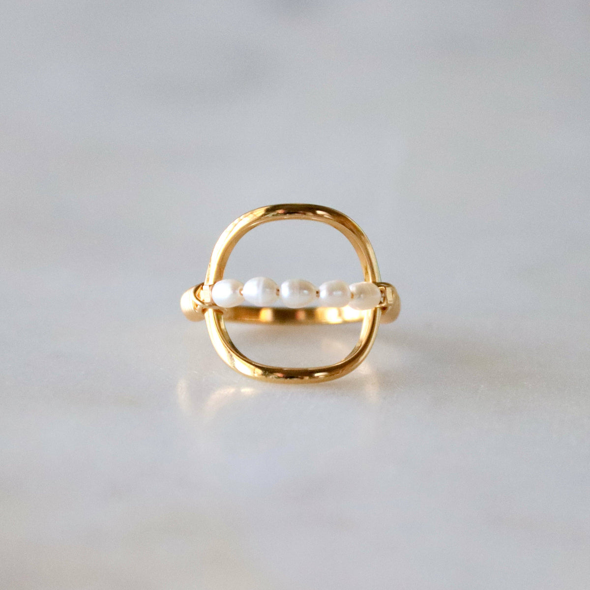 Pearl Wire Wrapped Ring – Fox & Fig