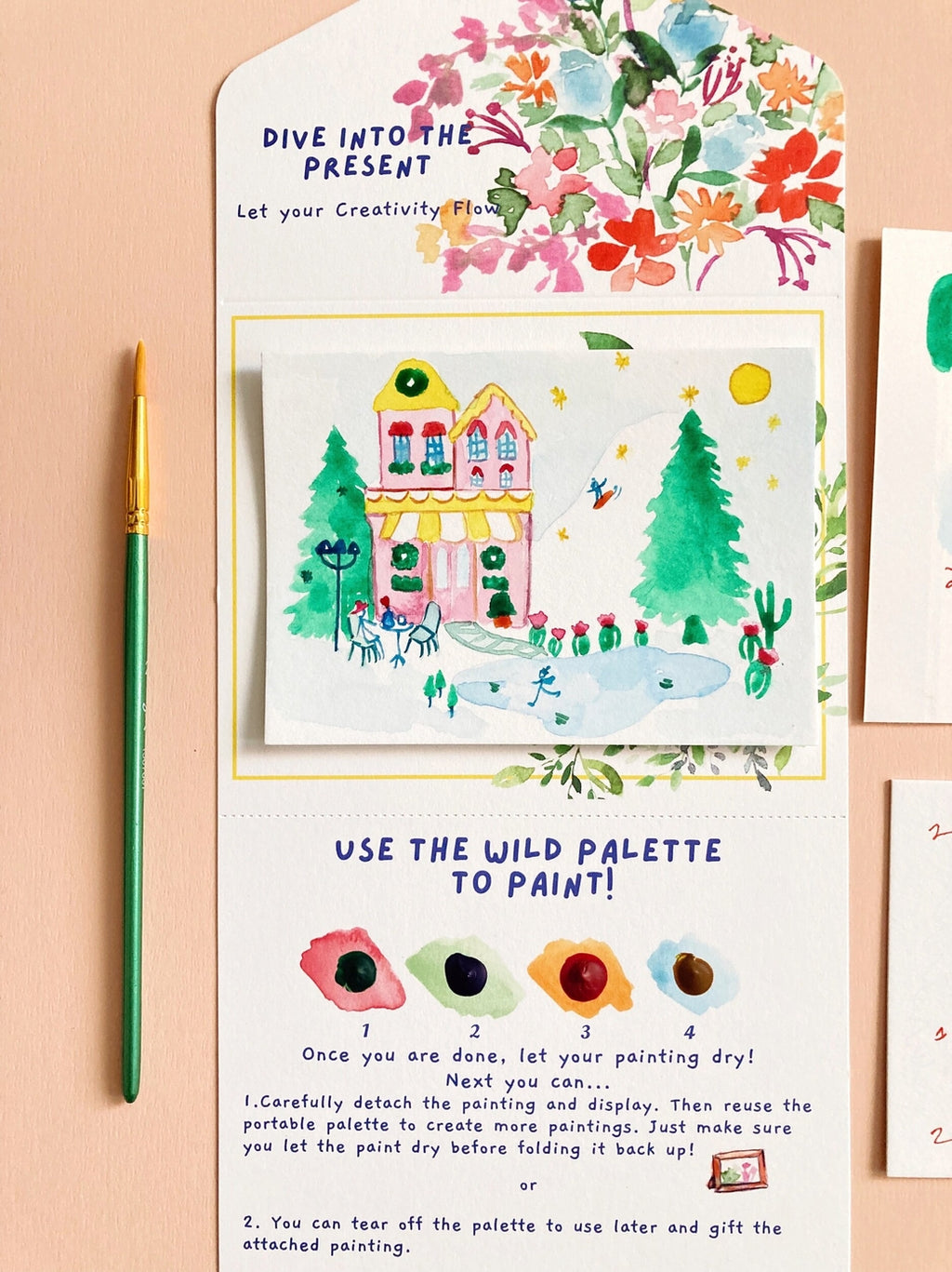 Watercolor Paint By Number Diy Kits ~ Various Designs