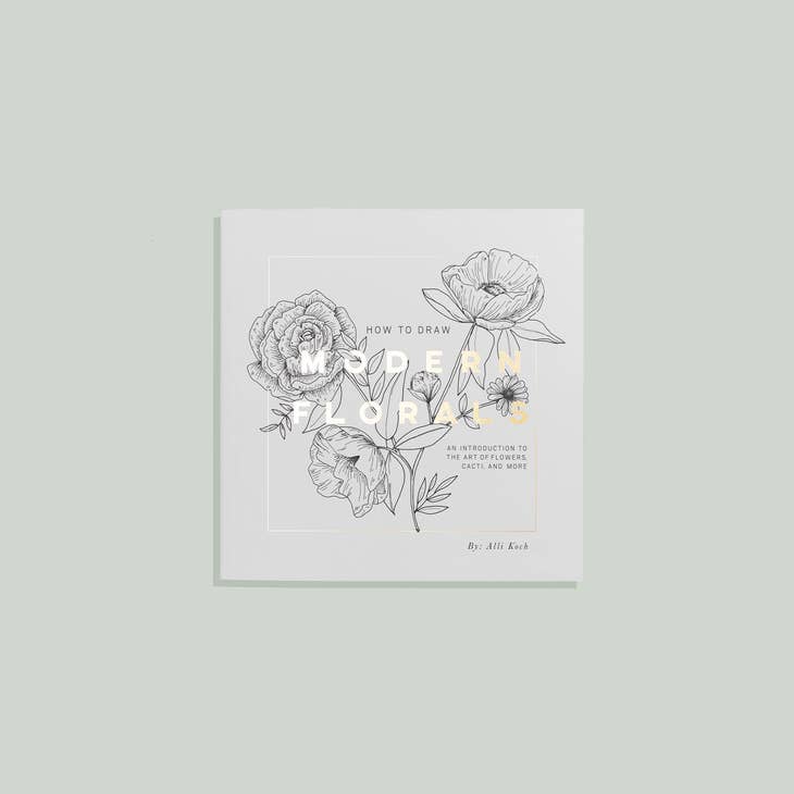How to Draw Modern Florals Book