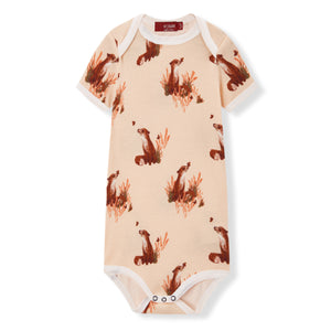 Organic One Piece ~ Floral Fox