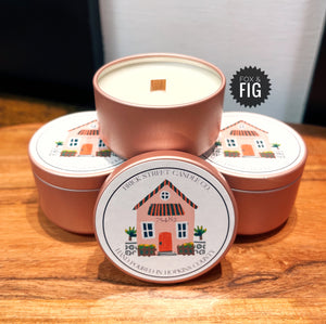 Brick Street Candle Co. ~ 2 oz. Mini Wood Wick Candles