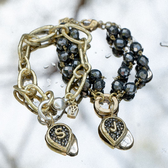 Waxing Poetic ~ Ensemble Hematite Bracelet