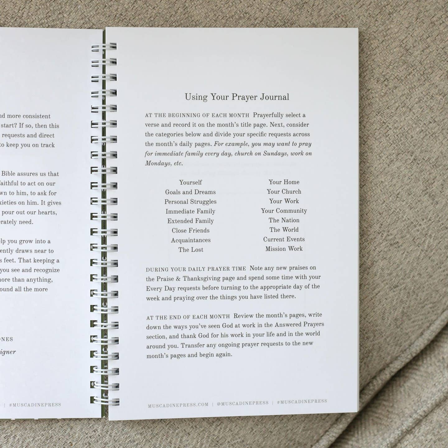 Yearly Prayer Journal ~ 2 Styles