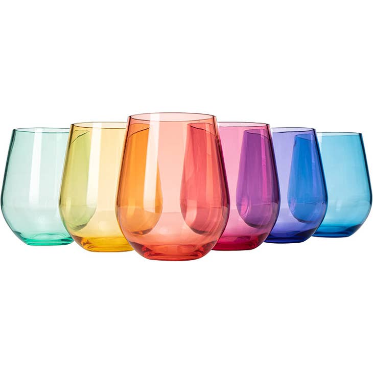 Unbreakable Acrylic Wine Glasses ~ Various Types
