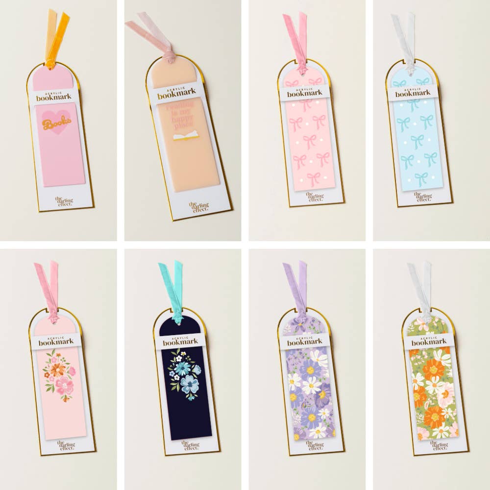 The Darling Effect Acrylic Bookmarks ~ Various Styles