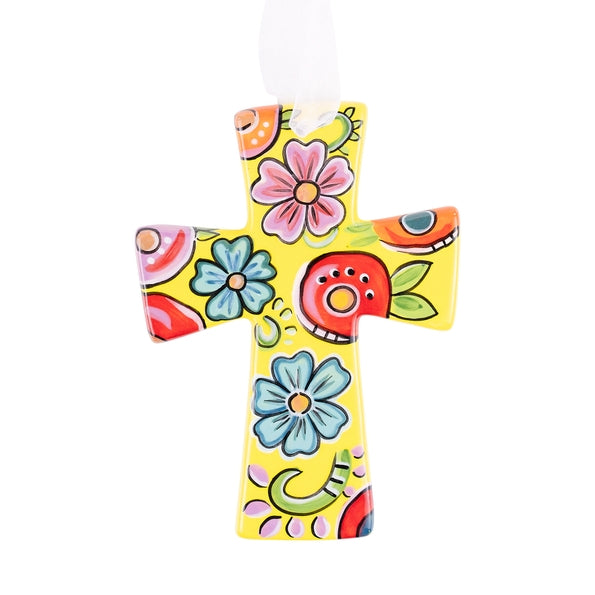 Ceramic Floral Crosses ~ Various Styles