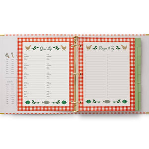 Rifle Paper Company Cherry Farm Recipe Binder