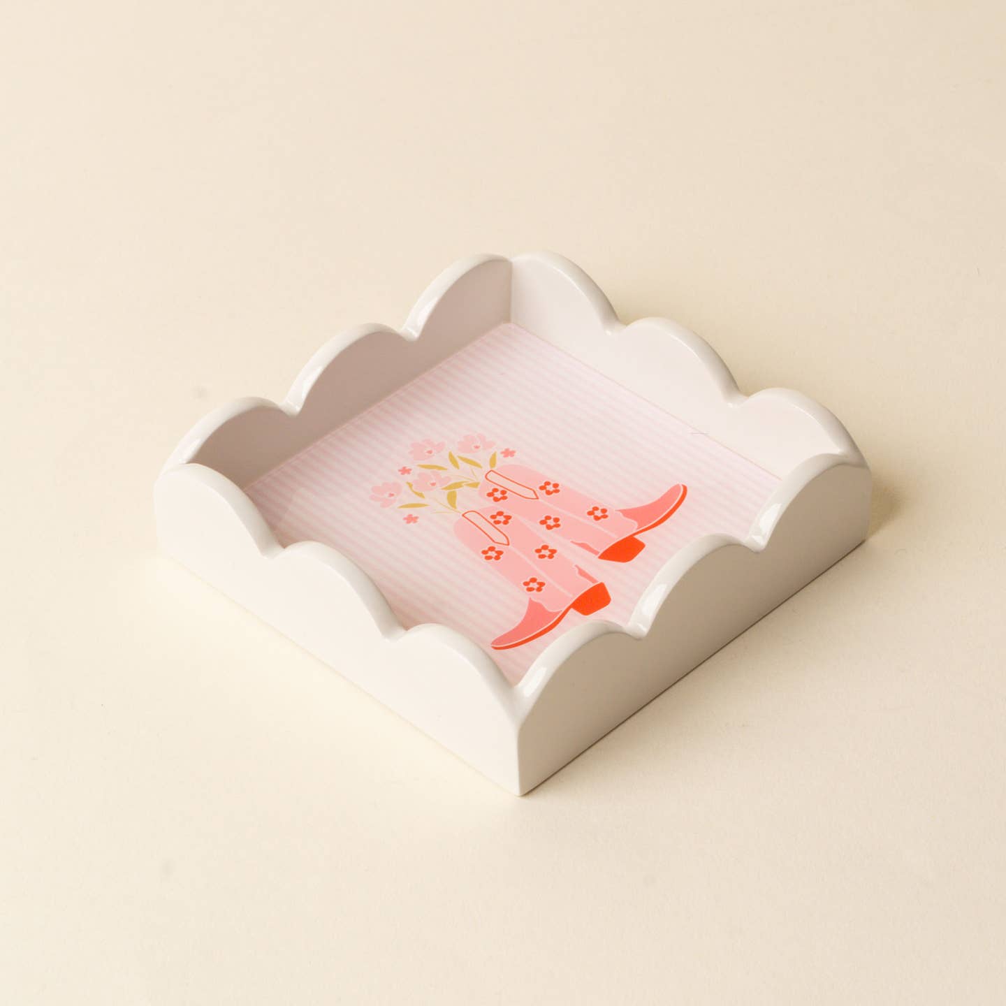 The Darling Effect Scalloped Trinket Tray ~ Various Styles