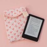 Pink Coquette Bows Quilted E-Reader Case