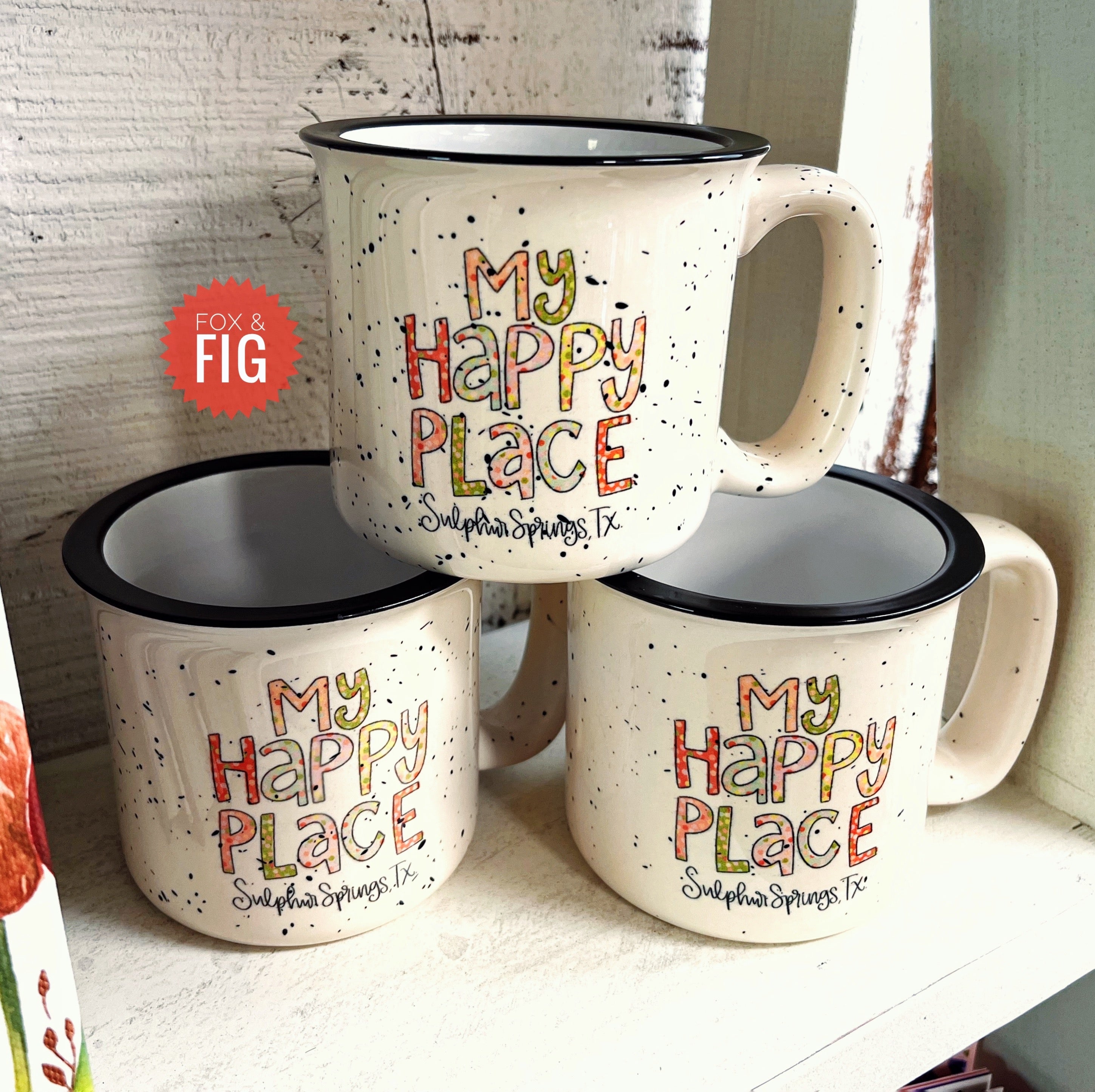 "My Happy Place" Sulphur Springs Mug