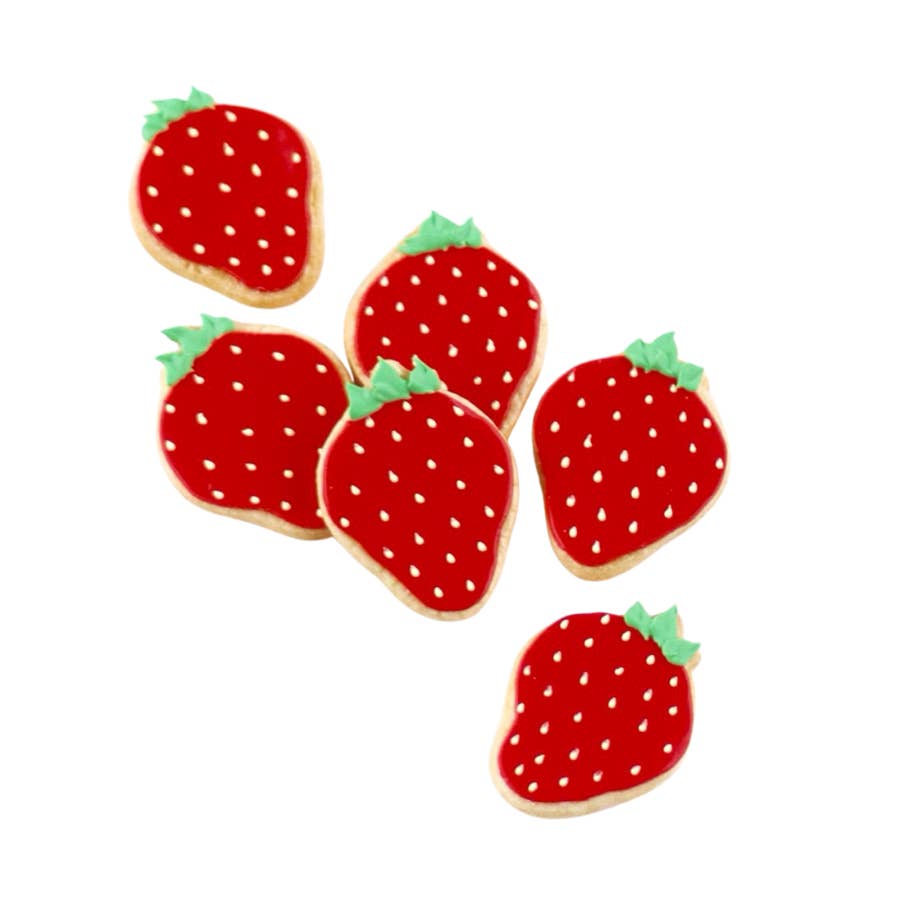 Strawberry Iced Cookies ~ Various Colors