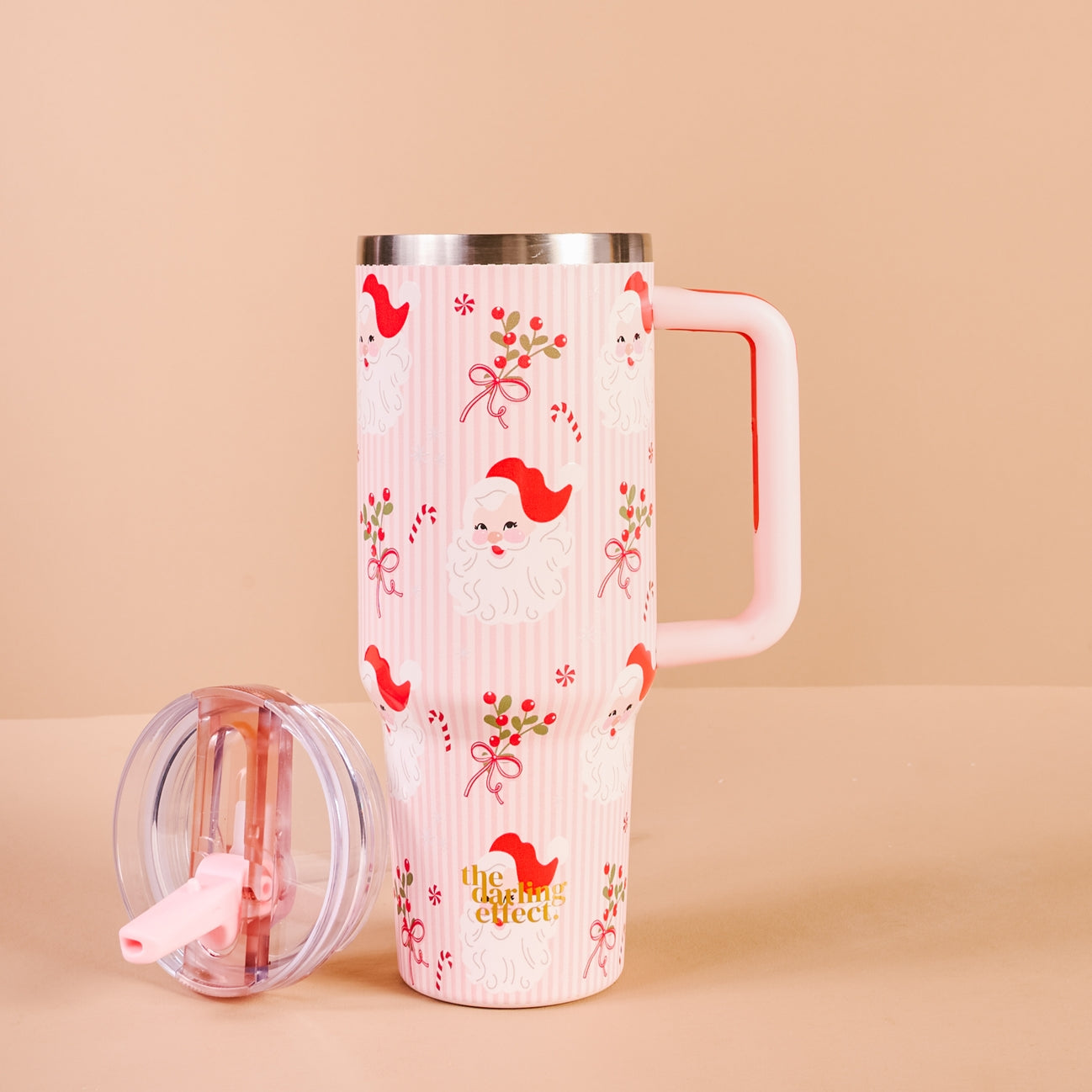 The Darling Effect Holly Jolly Santa Mugs ~ Various Sizes