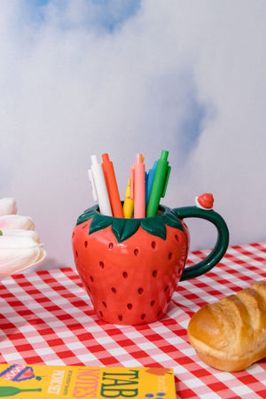 Ceramic Strawberry Mug