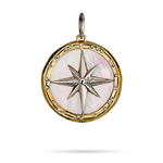 Waxing Poetic ~ Rose of the Winds Compass Pendant