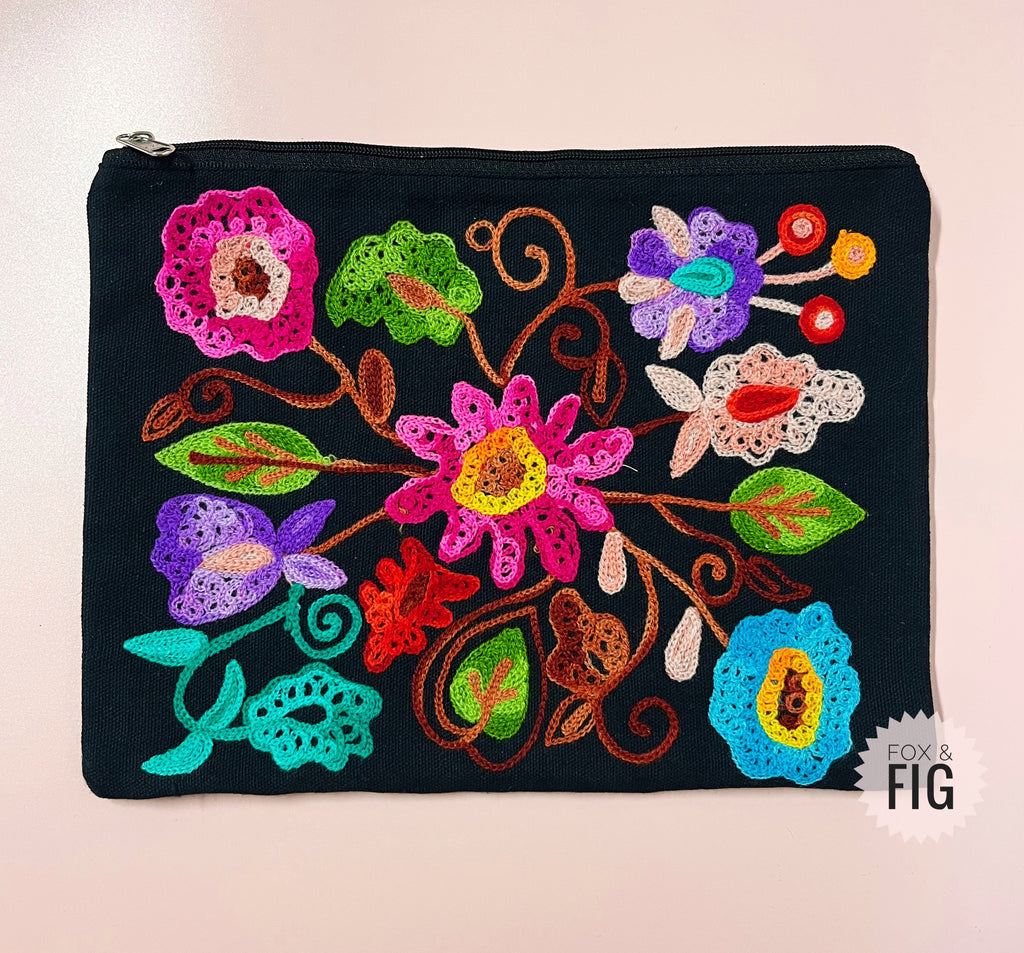 Embroidered Make Up Bags/Pouches ~ Various Styles