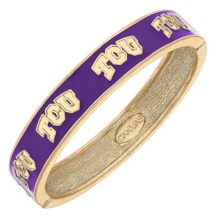 Collegiate Enamel Hinge Bracelets ~ Various Styles