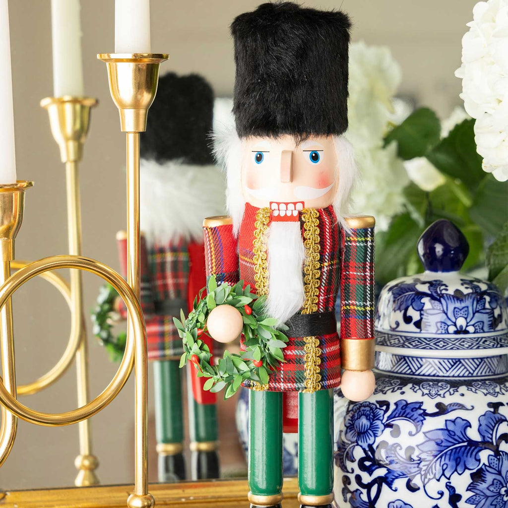 Tartan Plaid 15" Nutcracker