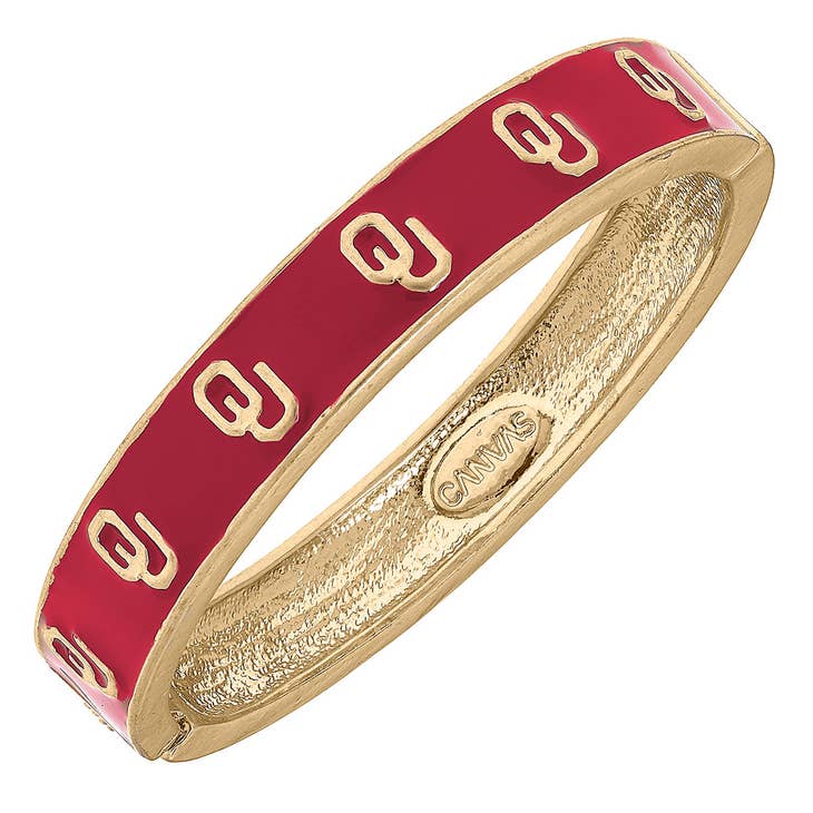 Collegiate Enamel Hinge Bracelets ~ Various Styles