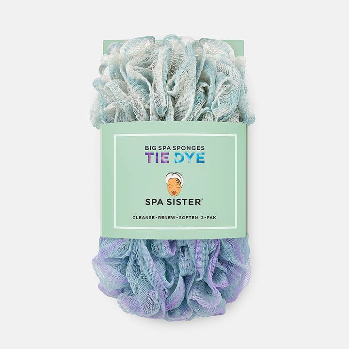 Tie Dye Big Bath Sponges ~ Various Colors