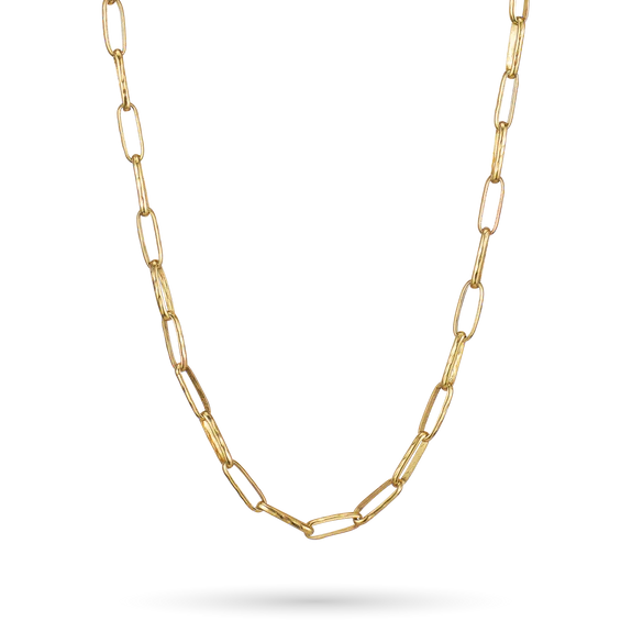 Waxing Poetic ~ Seppo Chain ~ Brass 18"