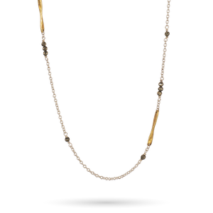 Waxing Poetic ~ Lume Chain ~ Pyrite