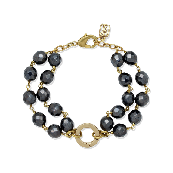 Waxing Poetic ~ Ensemble Hematite Bracelet