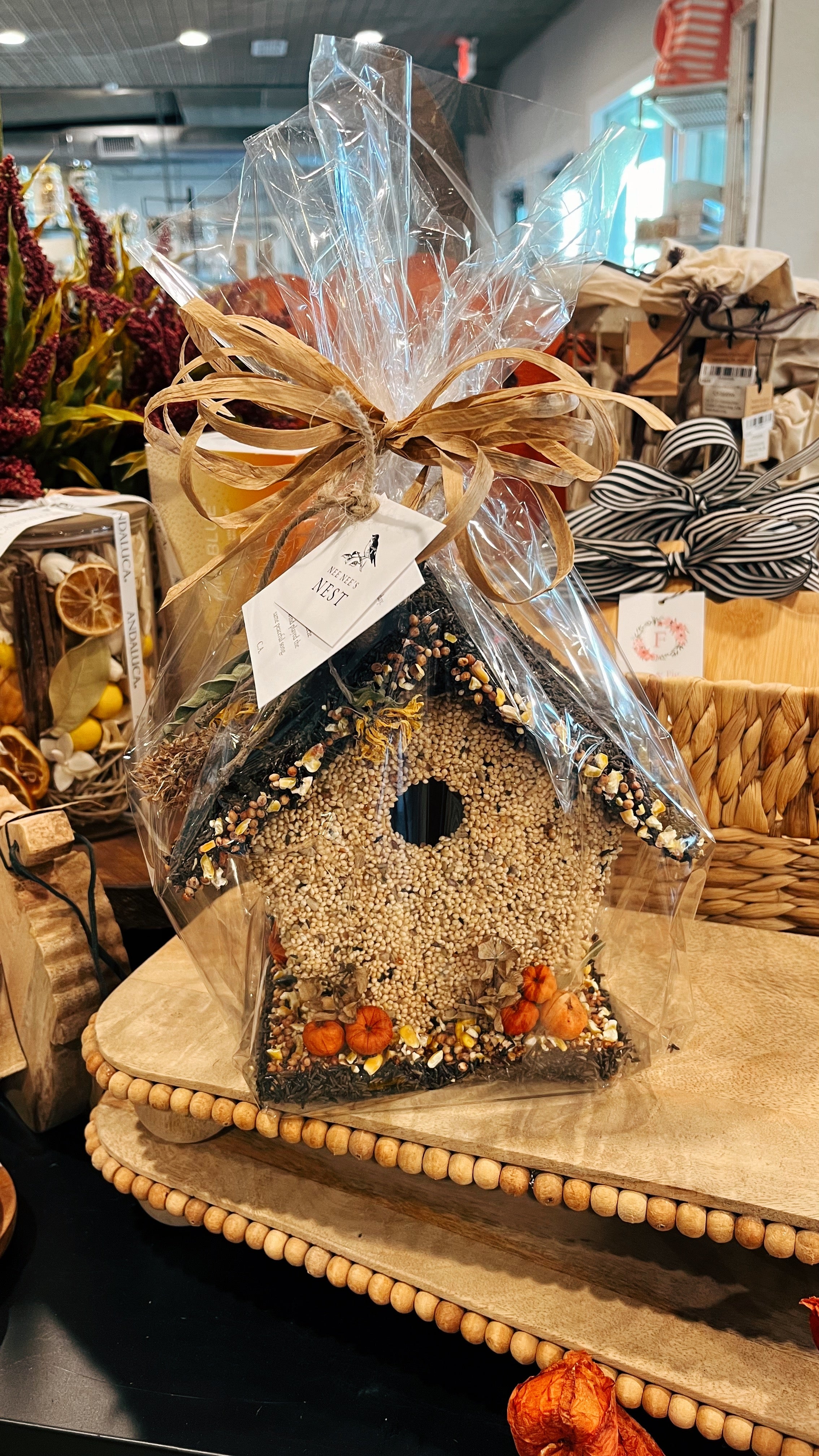 Handcrafted Bird Seed House ~ 2 Styles