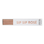 Sip Sip Rose Stainless Steel Cocktail Straws ~ Rose Gold
