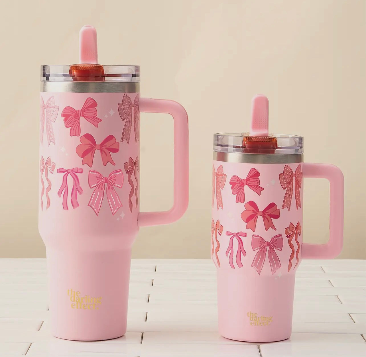 The Darling Effect Lifestyle Flip Straw Tumbler ~ Various Sizes and Styles