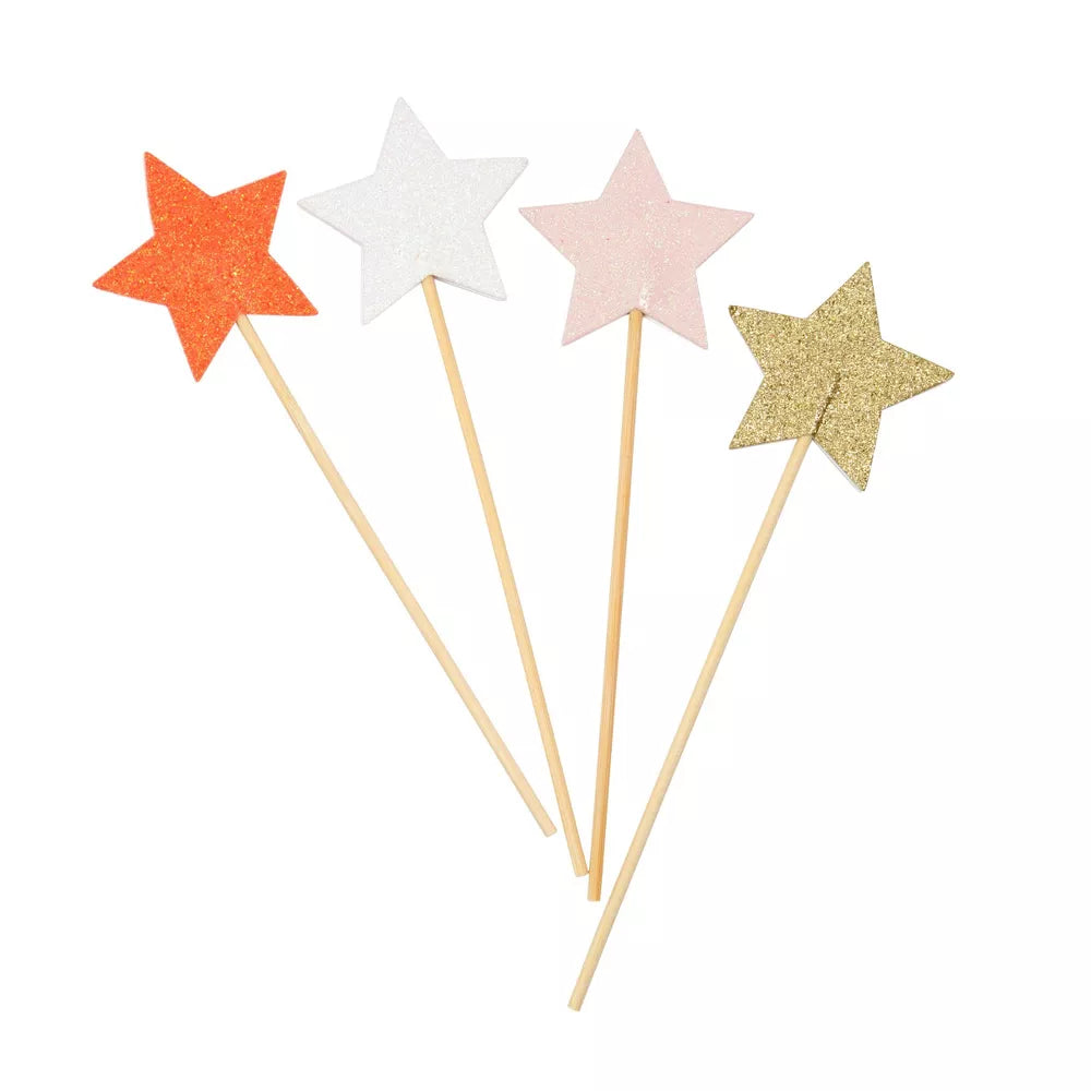 Glitter Star Wands