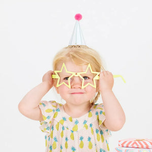 Mini Stripe PomPom Party Hats