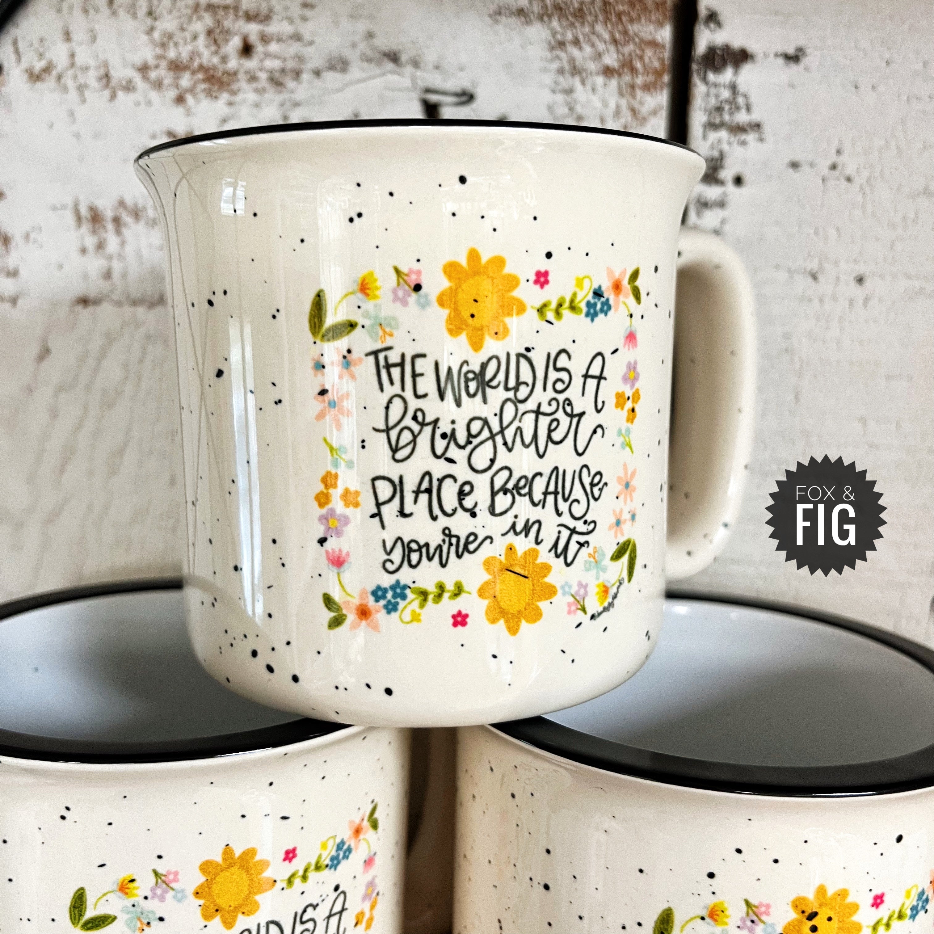 The World Is Brighter Mug