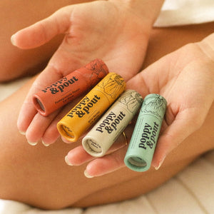 Poppy & Pout Lip Balm ~ 6 Flavors