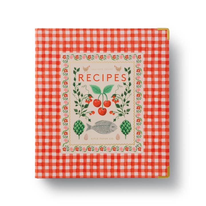 Rifle Paper Company Cherry Farm Recipe Binder