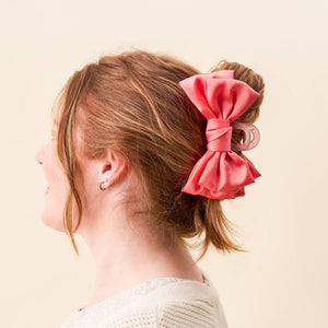 Satin Bow Claw Clip ~ Various Colors