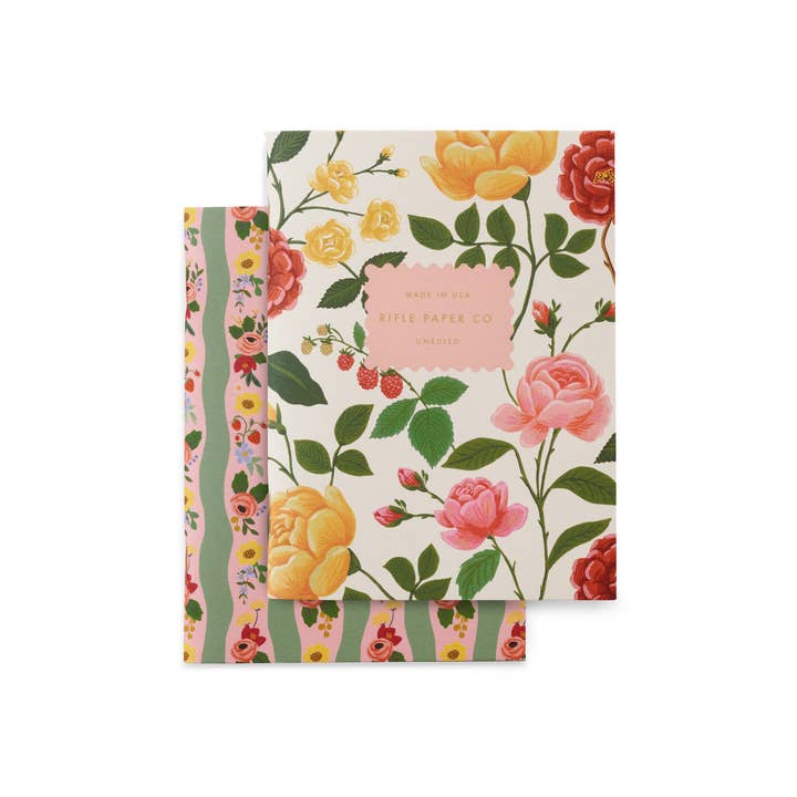 Roses Pocket Notebooks ~ Set of 2