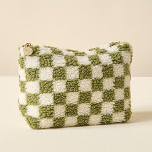 The Darling Effect Checkered Teddy Pouches ~ Various Styles